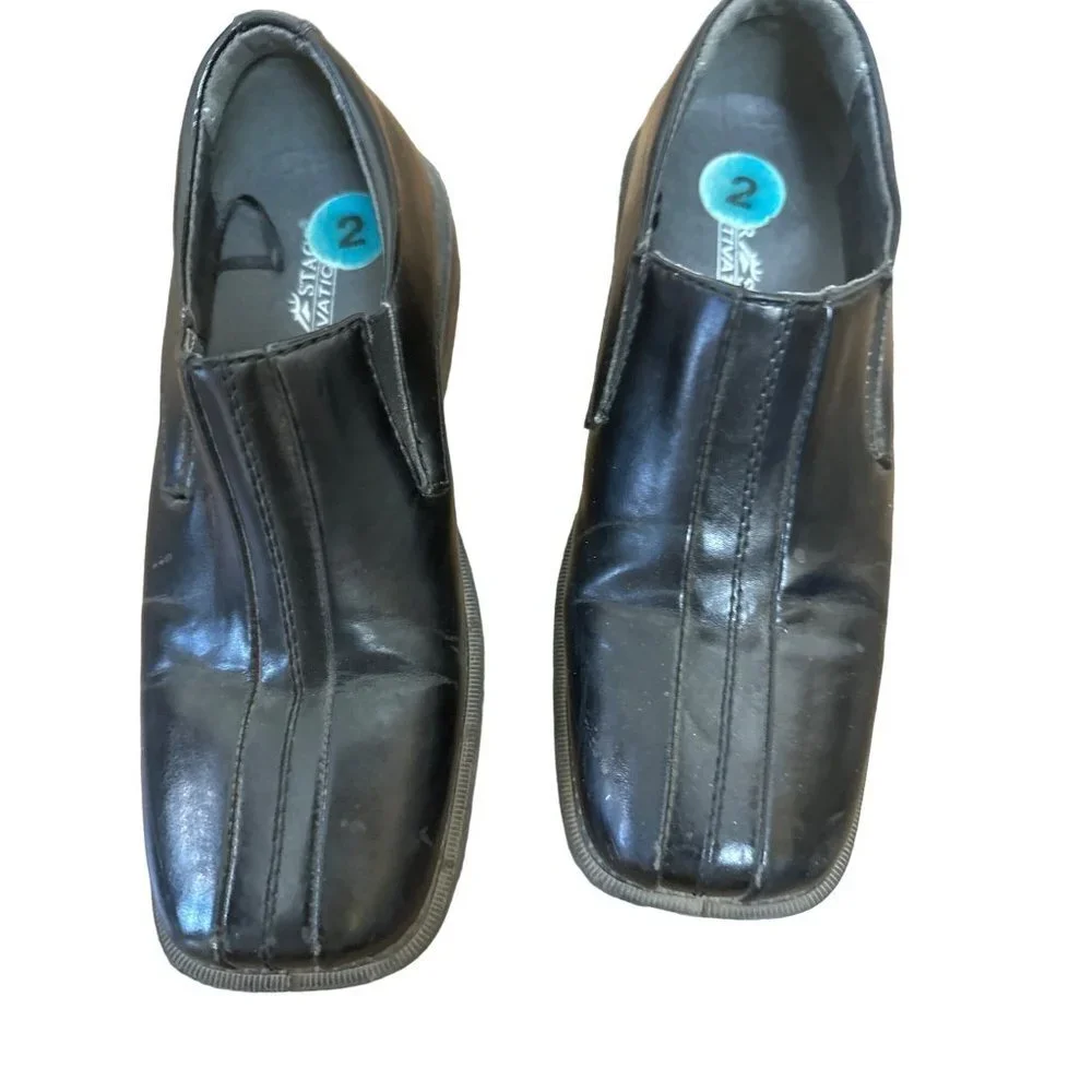 Boy's Deer Stags Dress Shoes Size: 2 Sku 2554